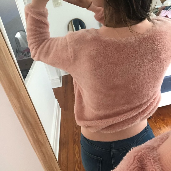 LF Pink Fuzzy Bomber - Picture 4 of 5